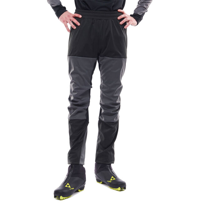 Spodnie męskie Fischer Softshell Asarna Black Anthracite