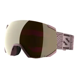 Gogle narciarskie snowboardowe Salomon Radium Sigma Dawn Pink / Black Gold S3 2027