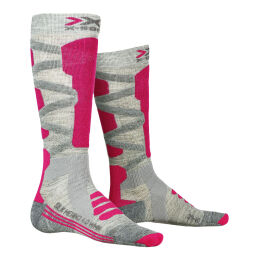 Skarpety narciarskie damskie X-Socks Ski Silk Merino 4.0 Wmn Grey Pink 2024