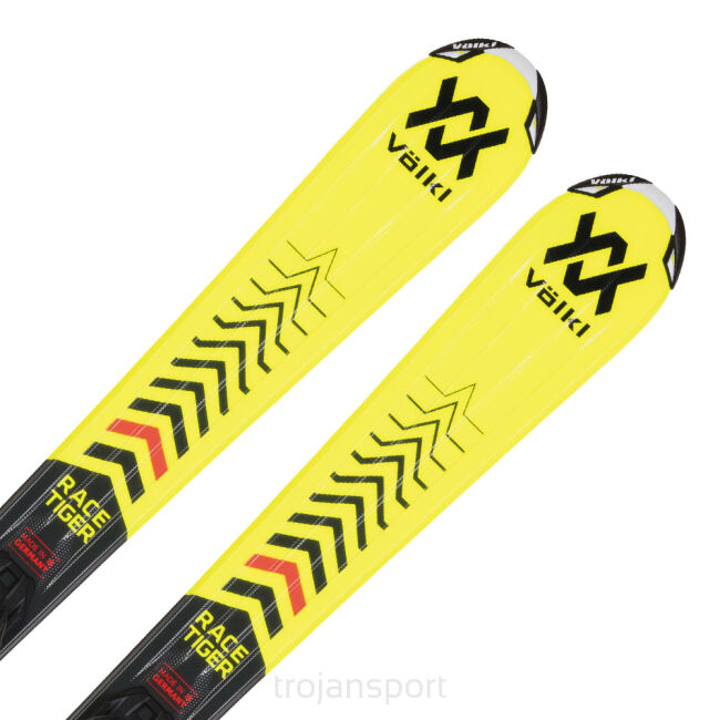 Narty dla dzieci Volkl Racetiger Jr 2023 + Vmotion 4.5 / 7.0 GW