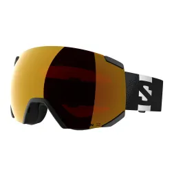 Gogle narciarskie snowboardowe Salomon Radium Black / ML Red OTG S2 2027