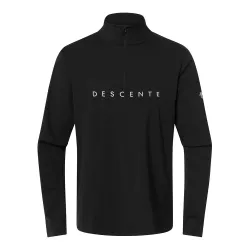 Bluza Descente Chest Logo T-Neck Black (druga warstwa) 2026