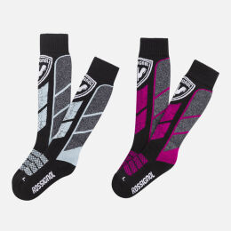 Skarpety narciarskie dziecięce Rossignol Jr Thermotech 2 pary Ochrid Pink 2026