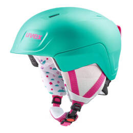 Kask narciarski dziecięcy Uvex Manic Pro Mint Pink Met Mat 