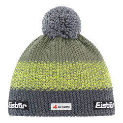 Czapka narciarska Eisbar Star Pompon SKA Anthracite Yellow Misty Forest 2025