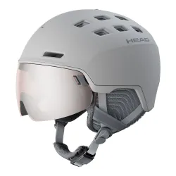 Kask narciarski damski Head Rachel Grey / Silver Red S2 2026