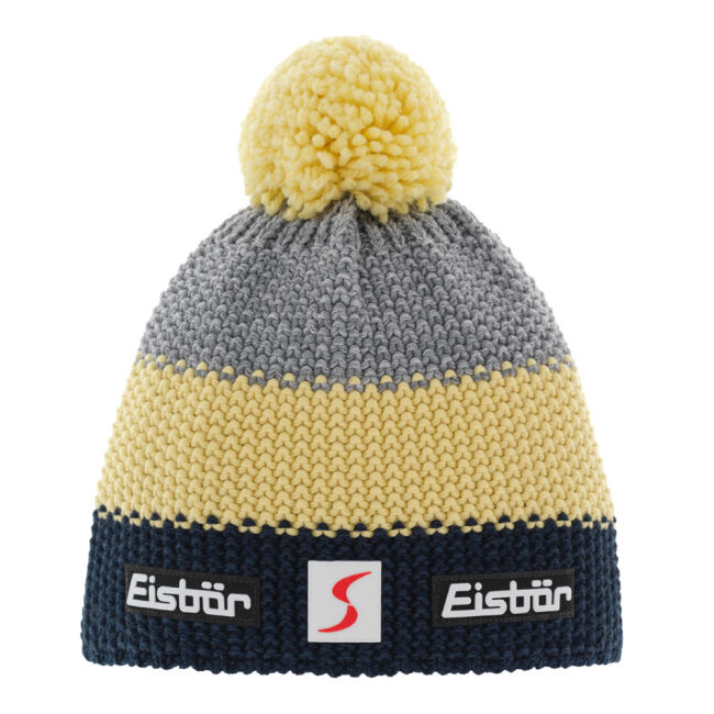 Czapka dziecięca Eisbar Star Pompon SP Kids Night Banana Grey 2023