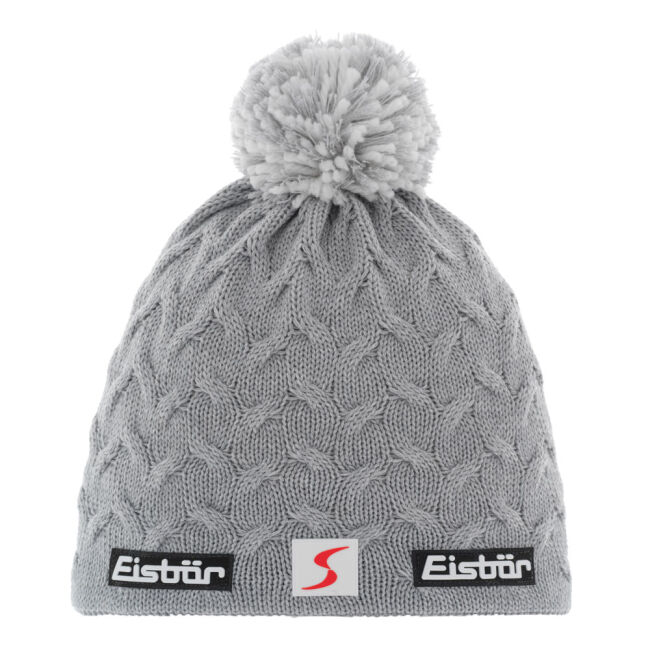 Czapka narciarska Eisbar Lotta OS SP Pompon Light Grey 2024