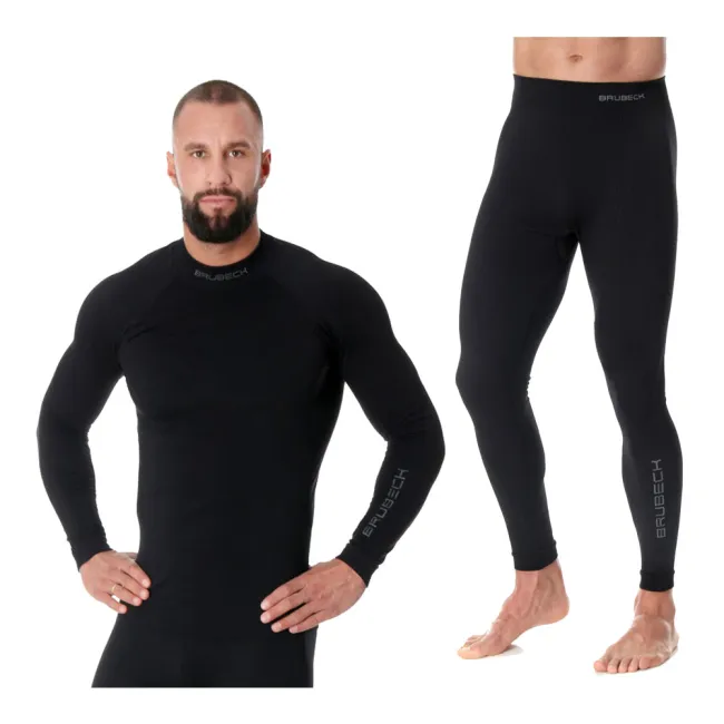 Komplet męski bielizna termoaktywna Brubeck Extreme Thermo Black 2026