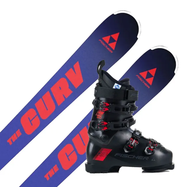 Zestaw zjazdowy Fischer The Curv Power + Fischer XTR RC 90 HV 2026
