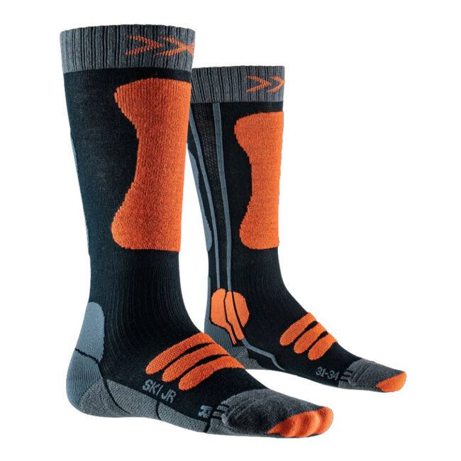 Skarpety narciarskie dziecięce X-Socks Ski Junior 4.0 Melange Orange 2024