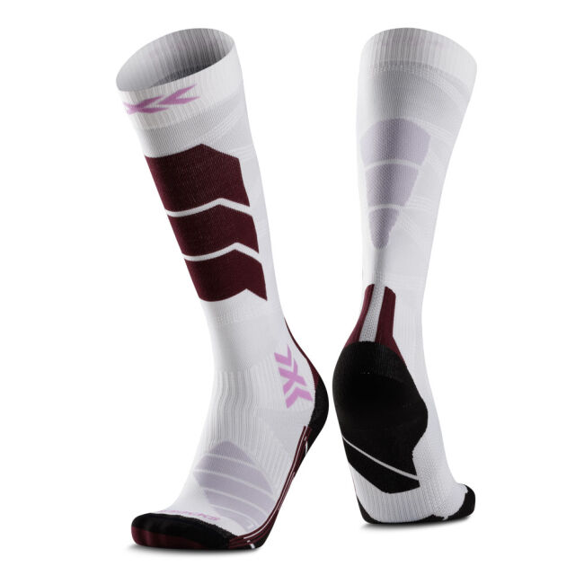 Skarpety narciarskie damskie X-Socks Ski Expert OTC White Lavender 2025