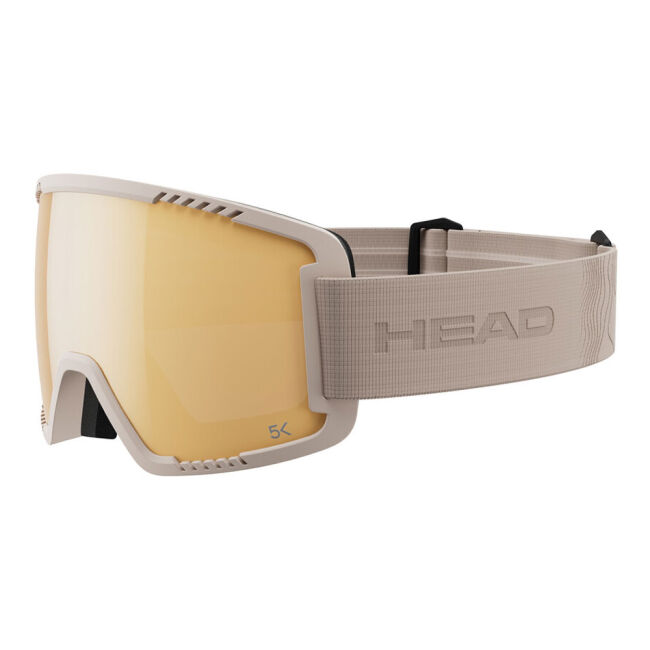 Gogle narciarskie Head Contex Pro 5K Gold Sand S3 2025