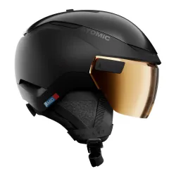 Kask narciarski Atomic Volant Visor HD Photo Black / Amber Gold z fotochromem 2027