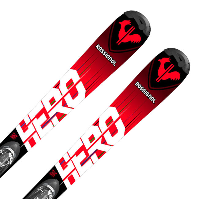 Narty dla dzieci Rossignol Hero Jr 2024 + XPress 7 GW