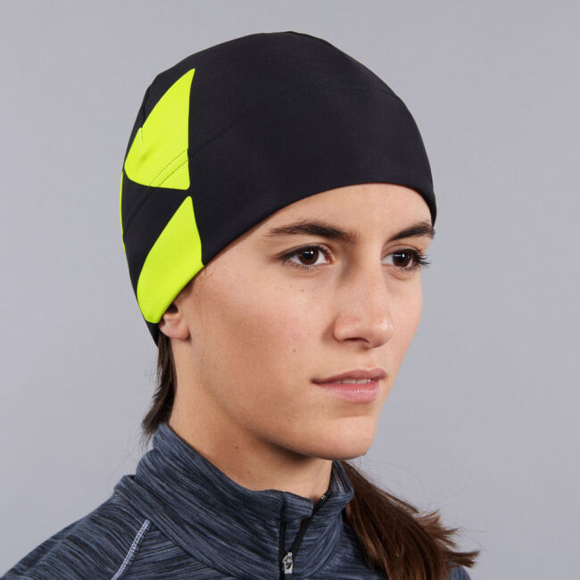 Czapka treningowa Fischer Beanie Light Black Yellow 