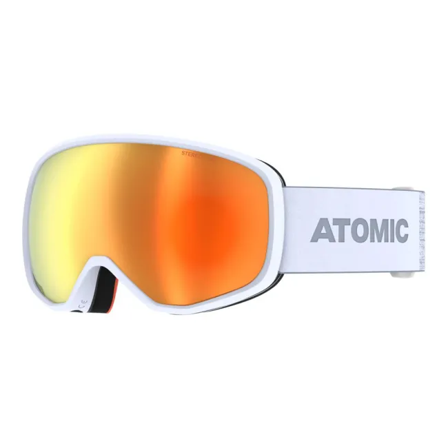 Gogle narciarskie Atomic Revent M Stereo Light Grey / Red OTG S2 2026