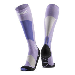 Skarpety narciarskie damskie X-Socks Ski Discover Merino OTC Muted Lavender Light Sand 2025