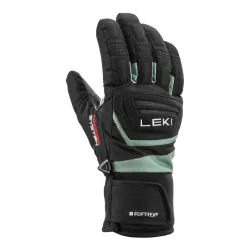 Rękawice narciarskie dziecięce Leki Griffin 3D Junior Black Dusty Green 2026