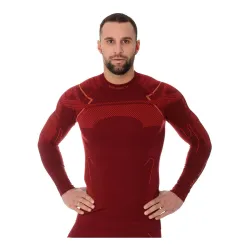 Bluza męska termoaktywna termiczna Brubeck Thermo Burgundy 2026