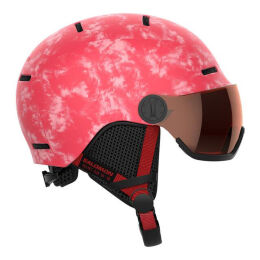 Kask narciarski dziecięcy Salomon Grom Visor Rental Pink 2023