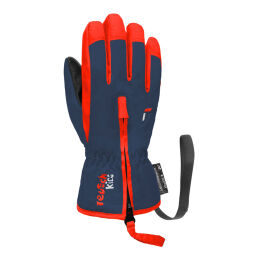 Rękawice narciarskie dziecięce Reusch Ben Dress Blue Tomato Cherry 2023