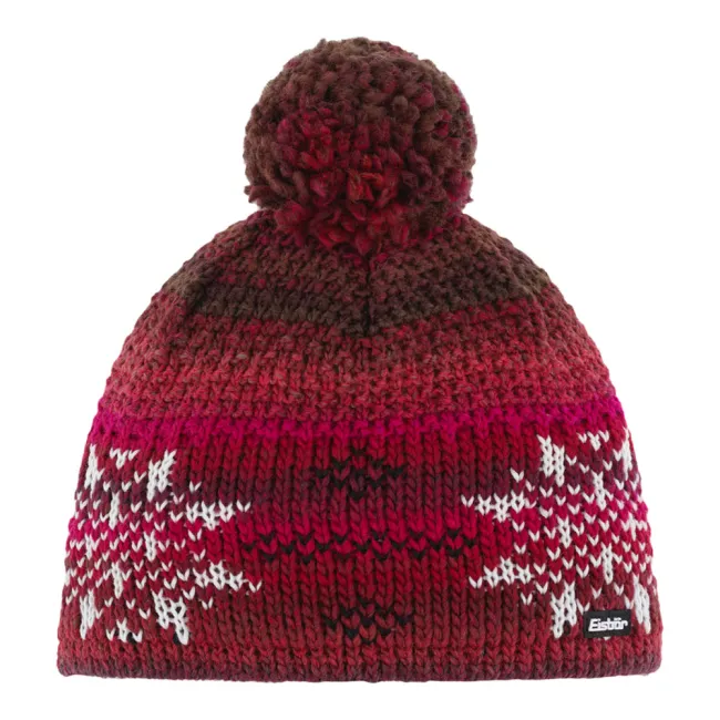 Czapka Eisbar Ike Pompon MU Red Braun 2026