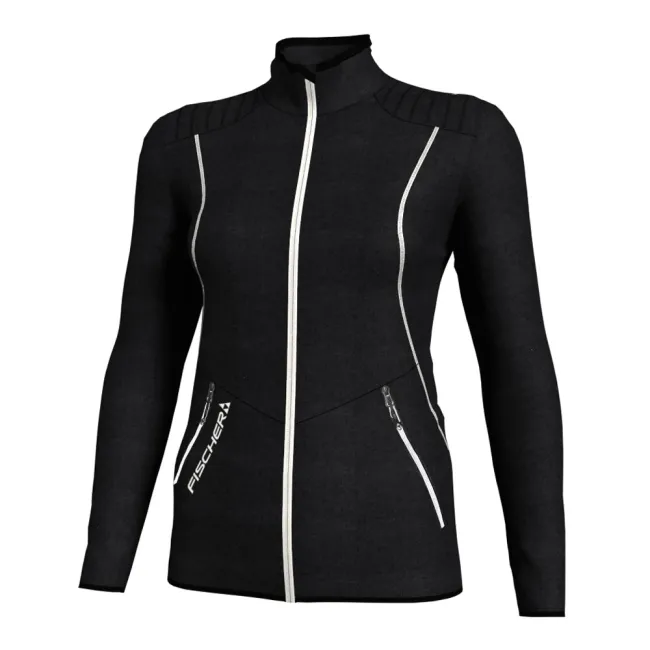Bluza damska Fischer Matrei Black (druga warstwa)