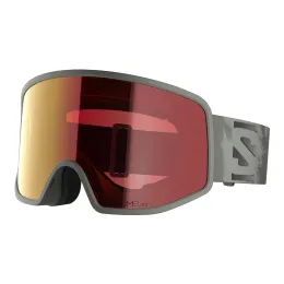 Gogle narciarskie Salomon Sentry Pro Sigma Photo Castor Gray / Poppy Red z fotochromem 2027