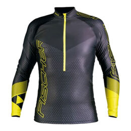 Bluza Fischer XC Lahti Racing Shirt Black Yellow