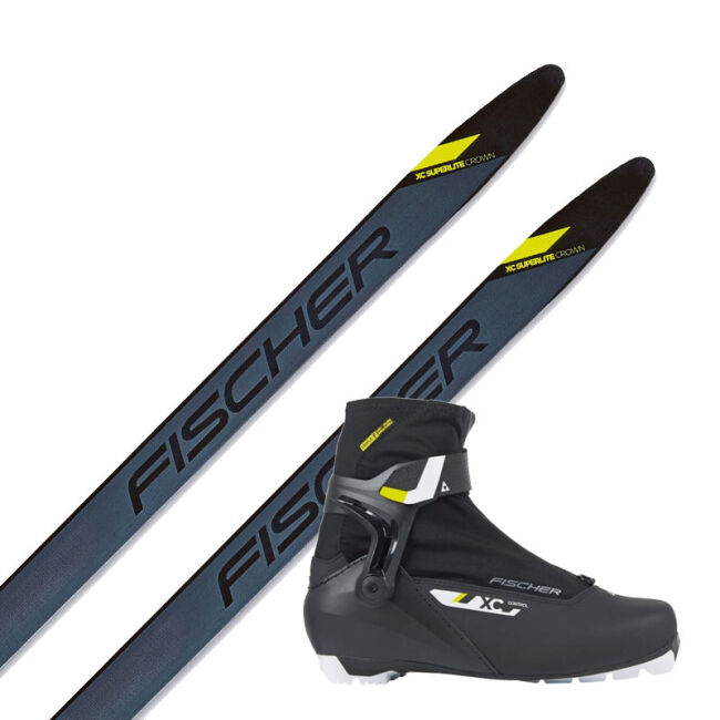 Zestaw biegowy Fischer Superlite Crown 2024 + Buty Fischer XC Control 2025