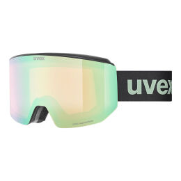 Gogle narciarskie Uvex Lace Attract FM Black Matt / Mirror Opal S2 + dodatkowa szyba S1 2026
