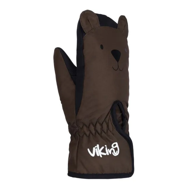 Rękawice narciarskie dziecięce Viking Minnis Dark Brown 2026
