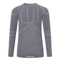 Bluza męska termoaktywna z wełną Merino Viking Lan Pro Longsleeve Grey 2026