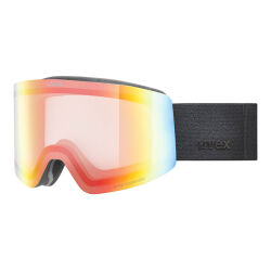 Gogle narciarskie Uvex Provoqe V Black Matt / Mirror Rainbow OTG S1-S3 z fotochromem 2026