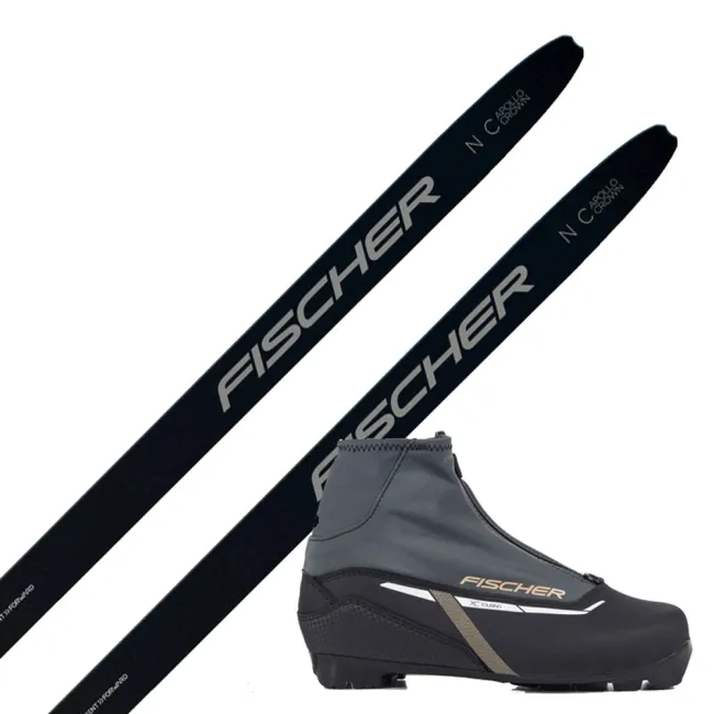 Zestaw biegowy Fischer Apollo + Buty Fischer Touring WS
