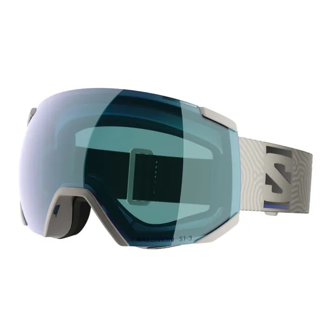 Gogle narciarskie snowboardowe Salomon Radium Photo Rainy Day / ML Blue OTG S1-S3 z fotochromem 2027