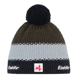 Czapka dziecięca Eisbar Star Pompon SA Kids Black Grey Outdoor Green 2026
