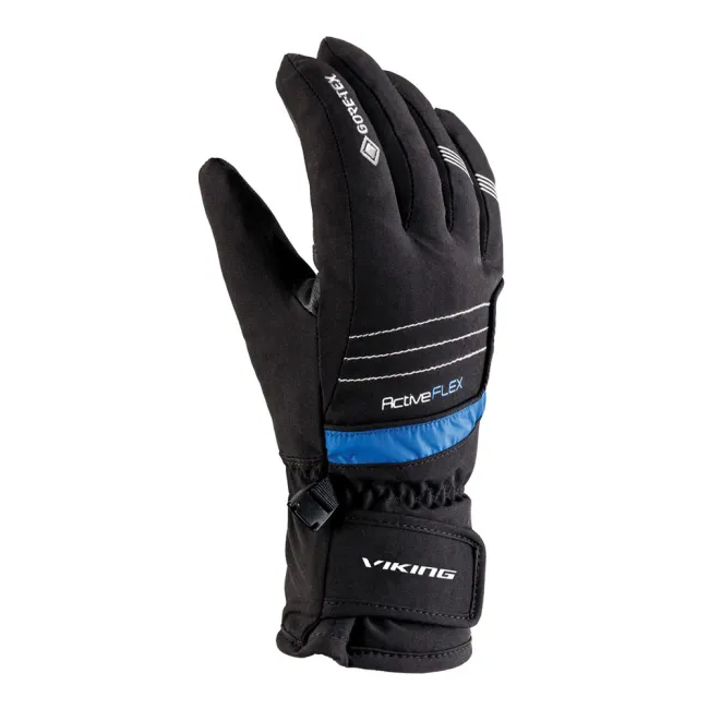 Rękawice narciarskie dziecięce Viking Helix GTX Blue 2026