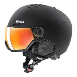 Kask narciarski Uvex Wanted Visor Black Mat 2025