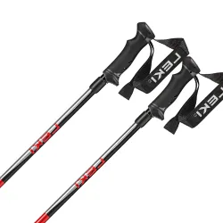 Kijki narciarskie Leki Hot Shot Anodized Black Red 2026