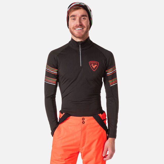 Bluza Rossignol Classique Hero Clim 1/2 Zip Black 2024