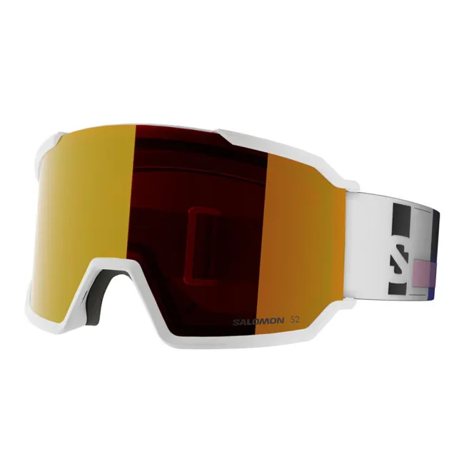 Gogle narciarskie Salomon S/View 3 ML White / Red S2 2027