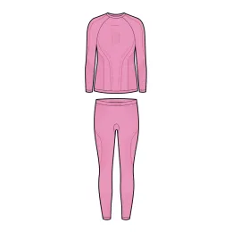Komplet bielizna dziecięca termoaktywna termiczna Viking Riko 2.0 Set Pink 2027