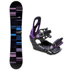 Zestaw Snowboardowy Damski Raven Supreme + Raven S230 Black Violet 2025