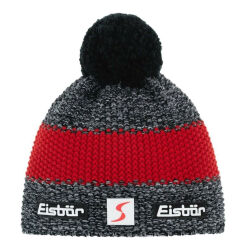 Czapka Eisbar Styler Pompon MU Black Grey Red 2024