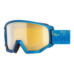 Gogle narciarskie Uvex Athletic FM Underwater Mat Mirror Gold S2 OTG 2022