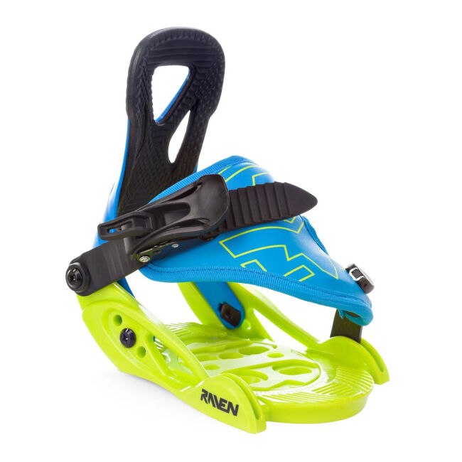 Wiązania Snowboardowe Raven s160 Blue Lime 2025