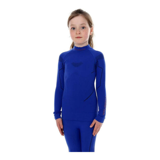 Bluza dziecięca termoaktywna Brubeck Thermo Cobalt