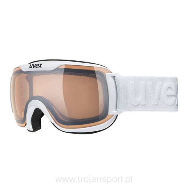 Gogle narciarskie Uvex Downhill 2000 S V White Mirror Silver Variomatic z fotochromem 2022